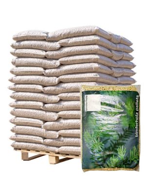 bancale-pellet-binderholz-legno-per-giardino.jpg Pellet di legno – Abete 100% Binderholz 70 sacchi da 15 kg